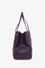 Christian Dior 2011 Purple Coated Canvas Medium Panarea Tote