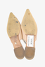 Christian Dior Beige Patent J'Adior Slingback Flats Size 35.5