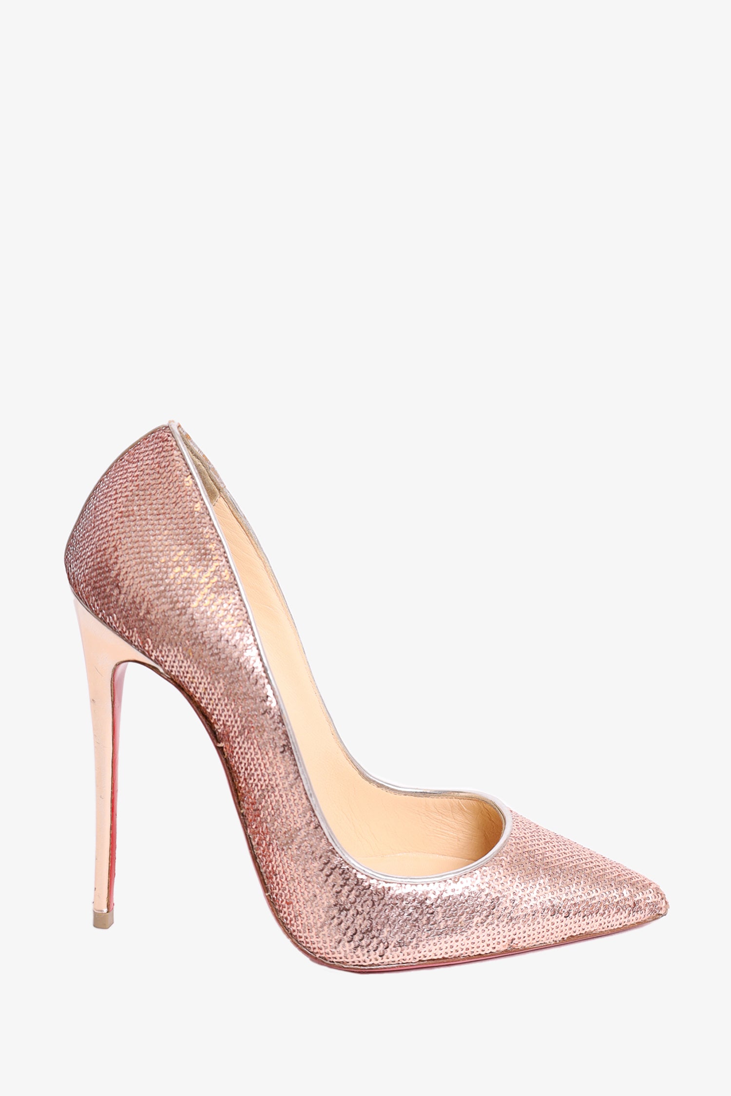 Pink deals glitter louboutin