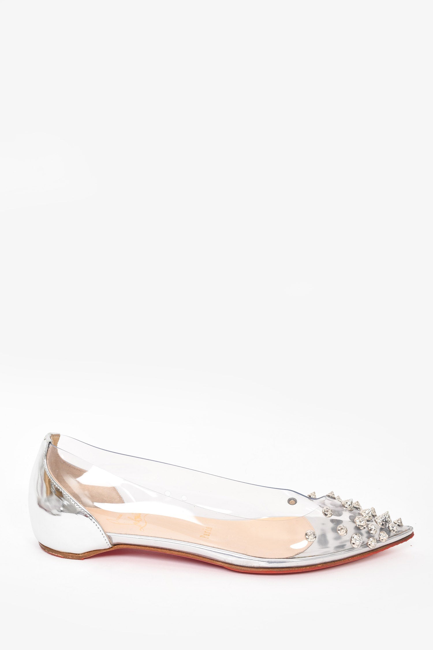 Christian louboutin hotsell spiked flats