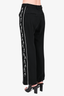 Cinq a Sept Black/White Embroidered Trousers Size 4