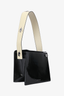 Danse Lente Black/Cream Patent Leather Shoulder Bag