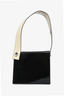 Danse Lente Black/Cream Patent Leather Shoulder Bag