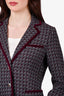 Etro Red Pattern Jacket Size 44