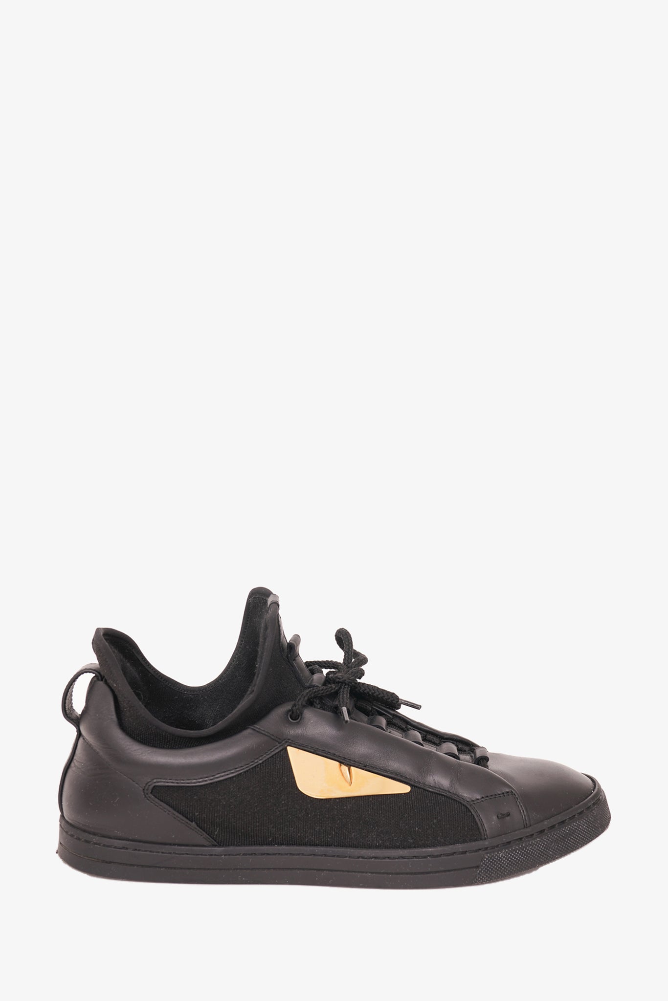 Fendi black cheap monster eyes sneakers