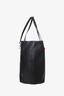 Fendi Black Leather Rainbow Stud Medium Roll Tote