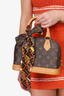 Fendi Brown FF Zucca Print Twilly