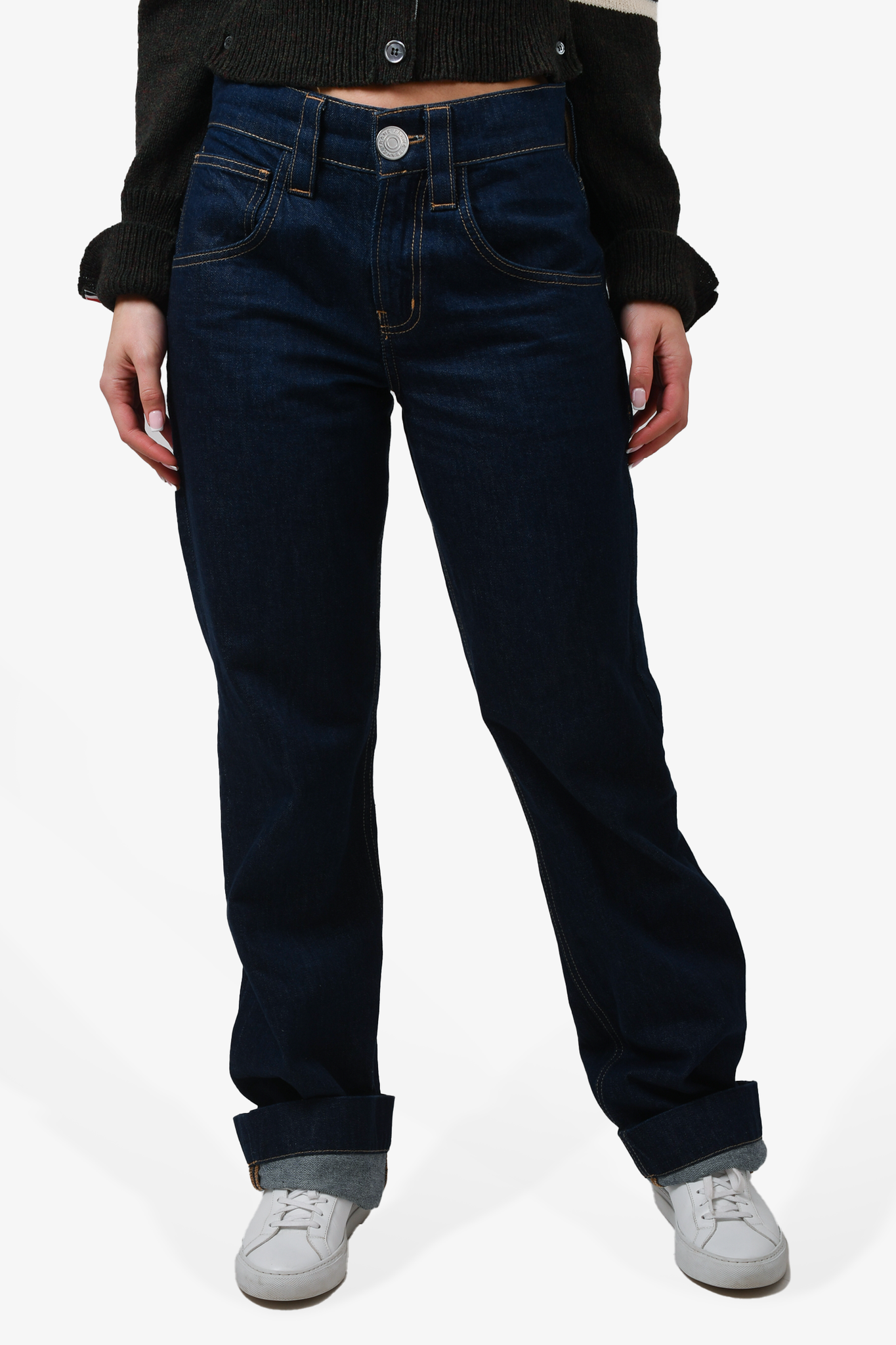 Frame Blue Denim Straight Legged Jeans Size 26