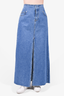 Frame Denim Front Slit Maxi Skirt Size 31