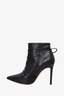 Gianvito Rossi Black Leather Lace-up Ankle Boots Size 35