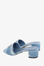 Givenchy Blue 4G Denim Mules Size 38.5