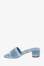 Givenchy Blue 4G Denim Mules Size 38.5