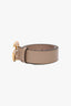 Gucci Beige Leather Marmont 'GG' Belt Size 95