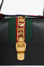 Gucci Black Calfskin Sylvie Shoulder Bag