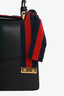 Gucci Black Calfskin Sylvie Shoulder Bag