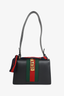 Gucci Black Calfskin Sylvie Shoulder Bag