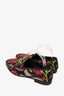 Gucci Black Floral Embroidered Horsebit Loafers Size 41