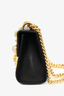 Gucci Black Leather Small Pearly Padlock Chain Bag