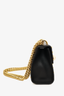 Gucci Black Leather Small Pearly Padlock Chain Bag