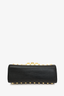 Gucci Black Leather Small Pearly Padlock Chain Bag