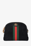 Gucci Black Suede 'Ophidia' Crossbody Bag