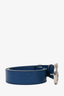 Gucci Blue Leather Marmont Belt Size 95