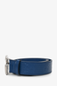 Gucci Blue Leather Marmont Belt Size 95