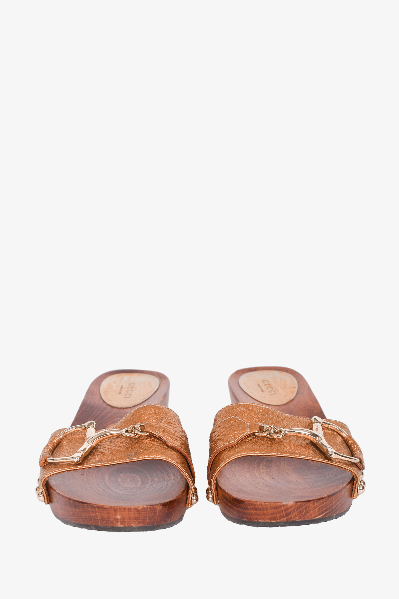 Gucci cheap wooden sandals