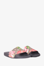 Gucci Brown Floral Blooms Supreme Slides Size 38