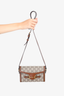 Gucci Brown GG Canvas Horsebit 1955 Mini Bag