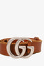 Gucci Brown Leather Marmont Belt Size 90/36