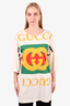 Gucci Cream Cotton "GG" Logo T-Shirt Size XS