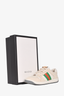 Gucci Cream Leather 'Screener' Sneaker Size 39.5