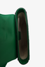 Gucci Green Calfskin GG Embossed Double Belt Bag