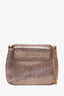 Gucci Gunmetal Python 1973 Chain Crossbody Bag