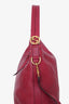 Gucci Red Leather Miss GG Top Handle Bag with Strap