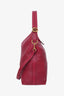 Gucci Red Leather Miss GG Top Handle Bag with Strap