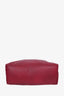 Gucci Red Leather Miss GG Top Handle Bag with Strap