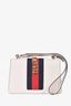 Gucci White Leather Small Sylvie Bag