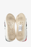 Gucci White Leather Web Ace Snake Embroidered Sneakers sz 7.5 Mens