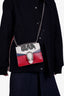 Gucci White/Red Dionysus Embellished Bee Shoulder Bag