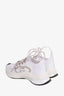 Gucci White Run Low Top Sneaker Size 38