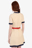 Gucci White Wool/Silk Belted Mini Dress Size 40