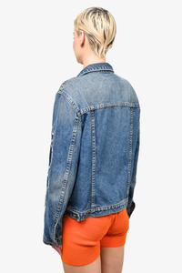 Helmut lang distressed hot sale denim jacket