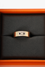 Hermès 18K Rose Gold H D'Ancre Ring Size 53