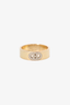 Hermès 18K Rose Gold H D'Ancre Ring Size 53