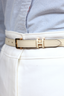 Hermès 2022 White Epsom Pop H Belt 65 15MM