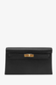 Hermès 2023 Noir Chevre Chamkila Kelly Elan Shoulder Bag