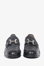 Hermès Black Leather 'H' Heeled Loafers Size 39