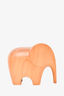Hermes Brown Solid Jackfruit Wooden Elephant 'Lao' Paperweight